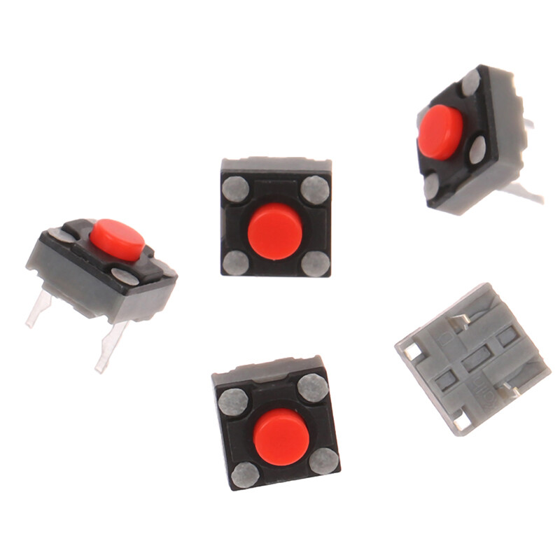 5Pcs Kailh Mute Button 6*6*4.3mm Square Silent Switch Ireless Mouse