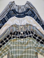 Multi-Brand Tunic/Peasant Tops (Christopher & Banks, CHAPS & more) ; size M & L