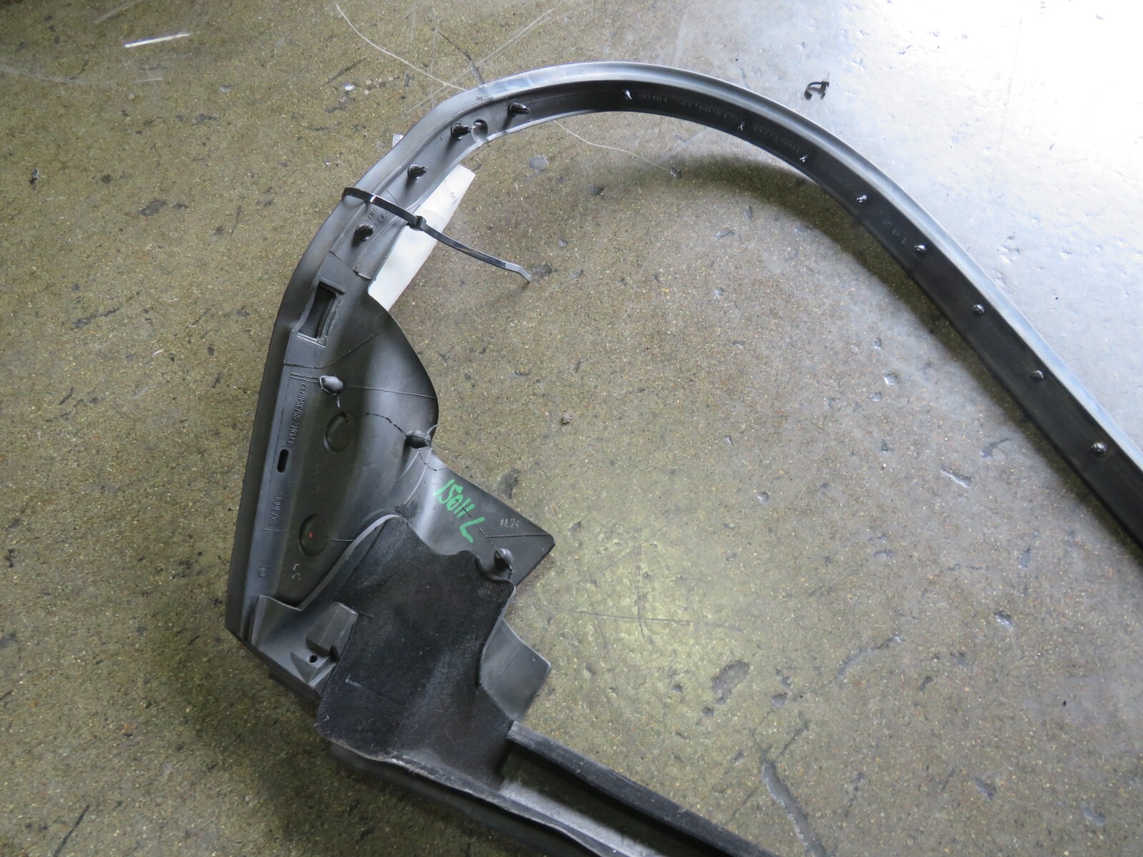 Ferrari 458 Italia, LH, Left, Door Inner Gasket Seal Rubber, Used, P/N 81304700