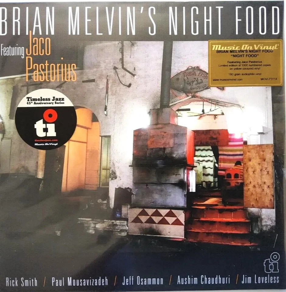 Brian Melvin Feat Jaco Pastorius  Night Food LP album vinyl record limited ED - Image 2 of 4