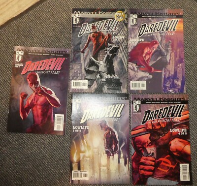 Marvel Knights Comics Daredevil 1-5 Run Defenders Lowlife 2003