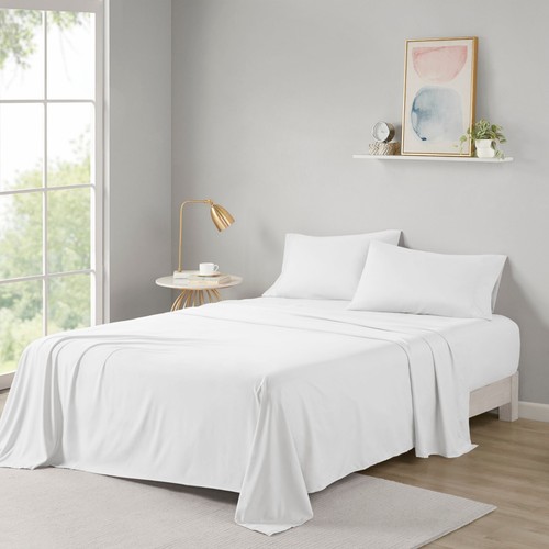 4 Pc Microfiber Soft Smooth Touch Bedding Sheet Set Wrinkle free for All Season - Picture 37 of 108