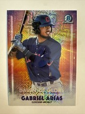 2021 Bowman Chrome Gabriel Arias Dawn of Glory Mojo Refractor #DG-5 Indians