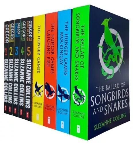 Hunger Games & Underland Chronicles Collection 9 Books Set by Suzanne Collins