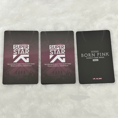 BLACKPINK BORN PINK SEOUL ENCORE YG SUPERSTAR WEVERSE LUCKYDRAW