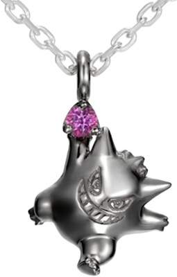 Pokemon Gengar necklace Women's U-TREASURE NPOL-139-BP-SV Gift NEW