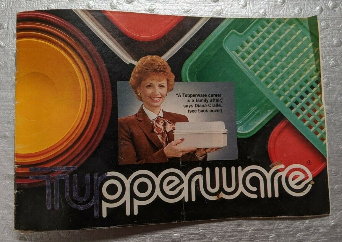 3 Vintage Tupperware Catalogs & Invitation 1982 USA Dart