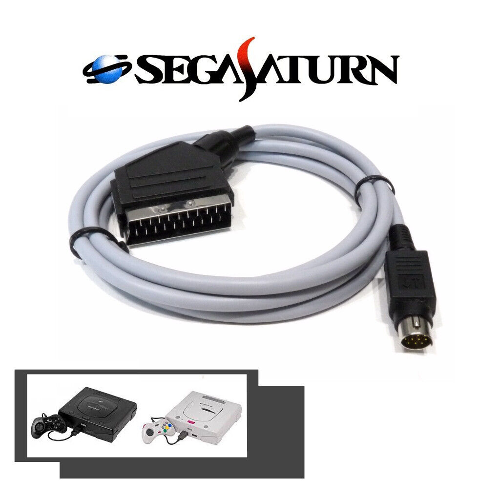 Câble péritel RGB Premium Csync pour Sega Saturn  - Scart 21p Kabel