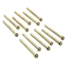 12 Screw Mandrels 1/8" Shank Jewelers Jewelry Design & Repair Hobby Craft Tool
