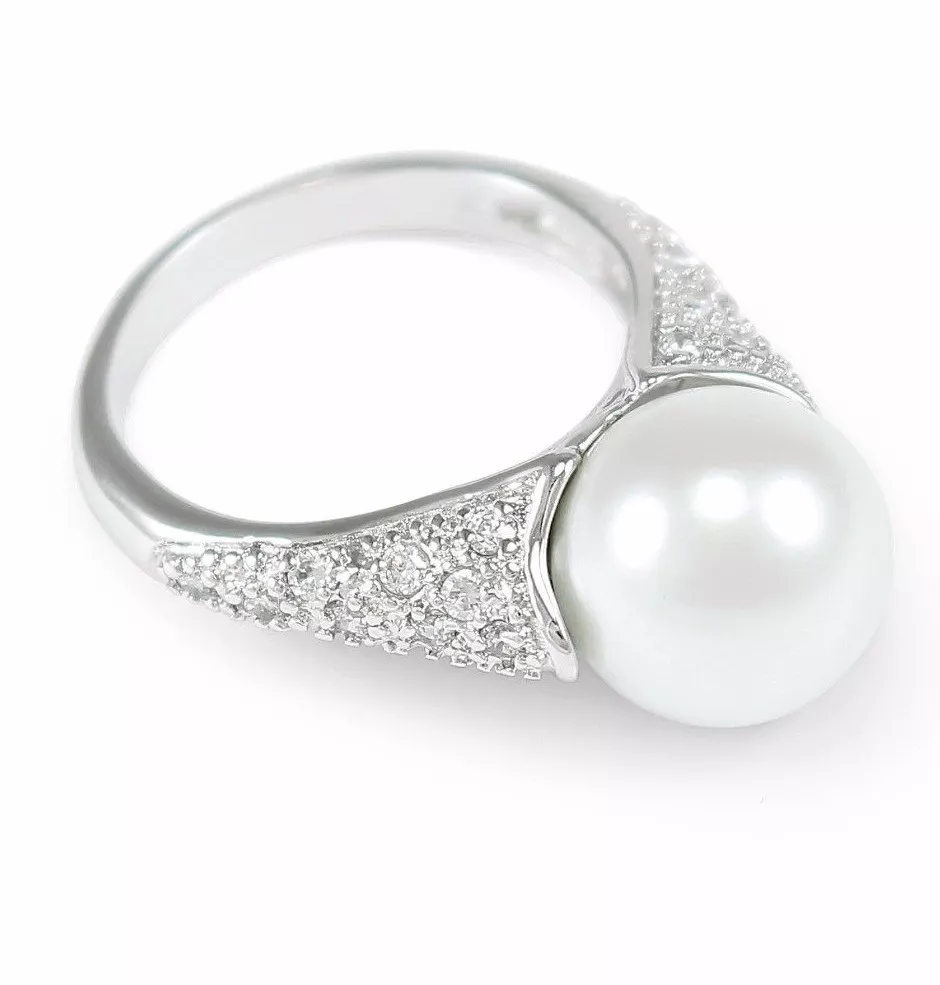 Ethreal Pearl Ring Sorority Jewelry Pearl Rings Engagement Rings NEW