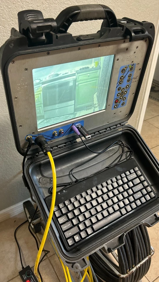 Cámara de alcantarillado de inspección eléctrica Eel eCAM Pro 2 tuberías 300' - Leer Foto 2 de 4