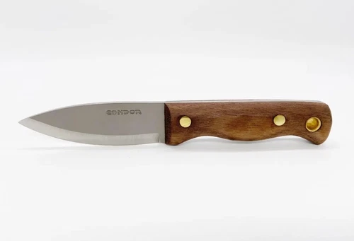 Condor Mini Bushlore Full Tang Fixed Blade Knife & Leather Sheath