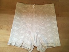 Vintage Promise by Poirette Nude Lace Girdle Panties Spanx USA: Size 27 - 28