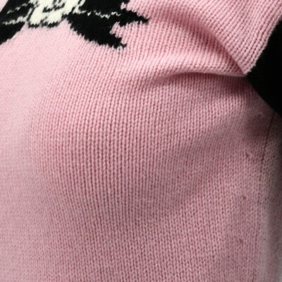 Chanel Sweater Pink 95A #38 111286 | eBay