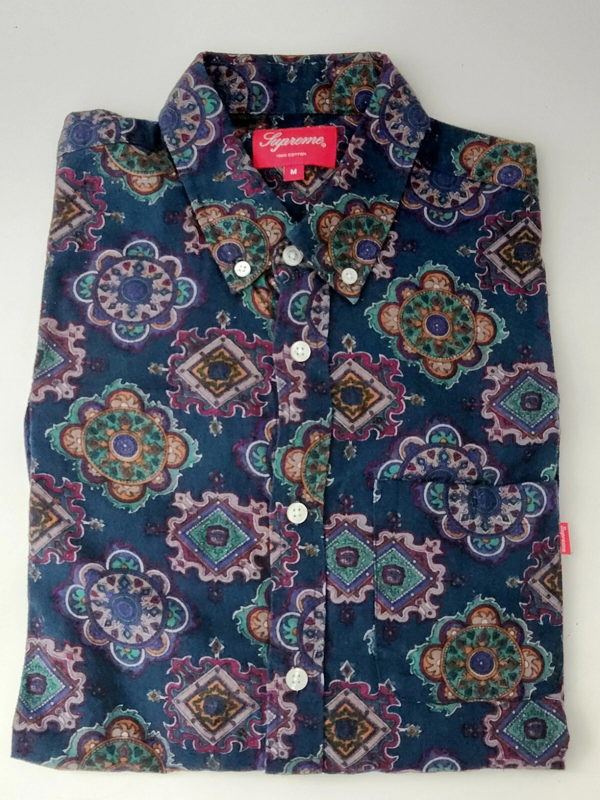 Chemise FW14 Supreme Ottomane Taille M Medium Boutonnée Vintage 2014 Rare