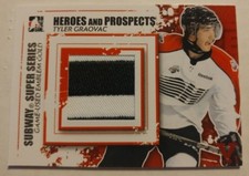 15-16 Final Vault Tyler Graovac EMBLEM RED 1/1 11-12 ITG Heroes and Prospects /1