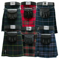TC Herren Schottische Kilts - Riesig Auswahl Regular-Tc (Länge: 61cm)