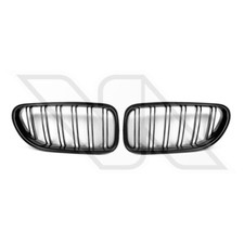 BMW 6ER F06 F12 F13 M STYLE GLANZ SCHWARZ DOPPELNIEREN GRILLS