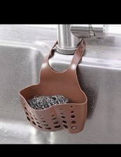 Adjustable Sink Organizer Hanging Drain Basket for Sponges Soap Kitchen