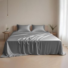 Eucalyptus Tencel Sheets King Size - Cooling Super Breathable Woven-Lyocell Silk