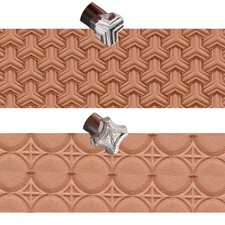 Leather Stamps, 2pcs Stamping Tools for Craft Working 121-2 870 Two differe...