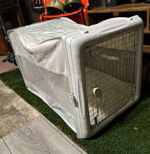 SportPet Large 36 Pop Crate Collapsible Soft Sided Dog Travel Kennel White