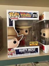 MARTY MCFLY BACK TO THE FUTURE HOT TOPIC EXCLUSIVE FUNKO POP