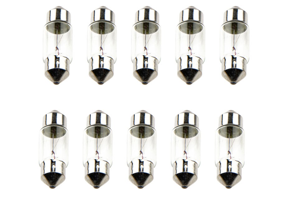 Fits NTY EZ-C5W31MM (PACK OF 10) BULB C5W12V5 - Image 2