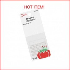 Dritz 56B-10 Quilting Betweens Hand Needles, Size 10 20-Count , Nickel