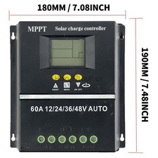 4000W 100A MPPT Solar Charge Controller USB 12V 24V 36V 48V PV Battery Regulator