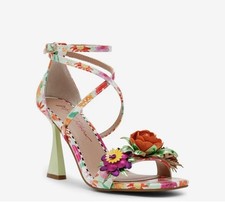 BETSEY JOHNSON LADIES ERIKK PUMPS FLORAL MULTI COLOR/ SIZE 8.5/NWOB