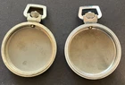 Lot of 2 Antique 1940's Elgin Bomb Timer Stop Watch Cases Military USA