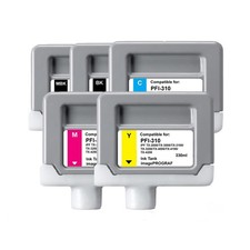5Pack PFI-310 Ink Cartridge Tank Fit Canon iPF TX- 2000 TX-3000 TX-3100 TX-3200