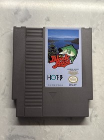 Black Bass (Nintendo Entertainment System, 1989) w/ Box + Dust Cover TESTED NES