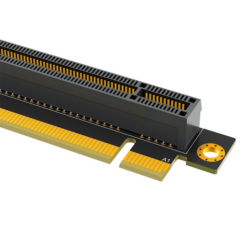 PCI-E 16X 3.0 90 Degree Reverse Male to Female Riser Card for 1U Server8585 - Zdjęcie 3 z 7
