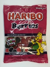 🍭 Haribo Gummi Candy, Berries FRESH BAG - Comb.SHIP +$1/ea