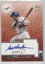 2003 Topps Auto Paul Lo Duca (Follow Through) #TA-PL Auto 0v1