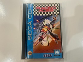 Racing Aces (Sega CD, 1993) CIB Complete in Box w Manual + Reg + Foam LN MINT!