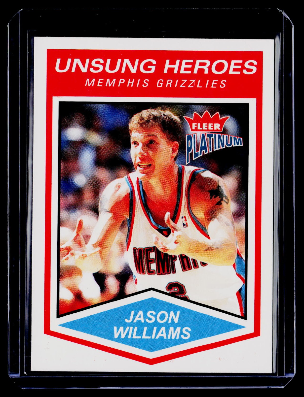 2003-04 Fleer Platinum #154 Jason Williams Unsung Heros BK34