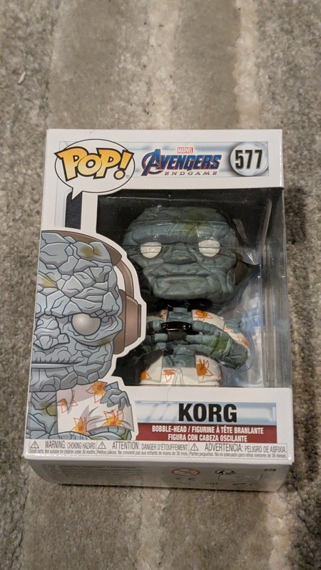 Funko Pop! Marvel Korg Gamer #577 - Avengers Endgame Pop! Vinyl Figure