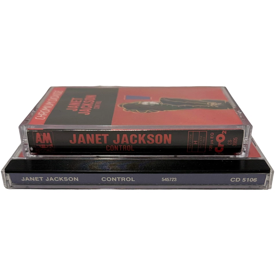 •JANET JACKSON - CONTROL• ~1986 OG CANADIAN PRESSINGS~ (CD & CASSETTE TAPE) - Image 4 of 4