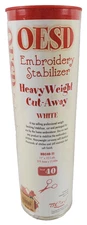 OESD Embroidery Stabilizer Heavy Weight Cut-Away White Brand New