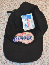 New w/Tags Vintage 1990's LA CLIPPERS NBA Unstructured Strap Back Hat Cap NWT