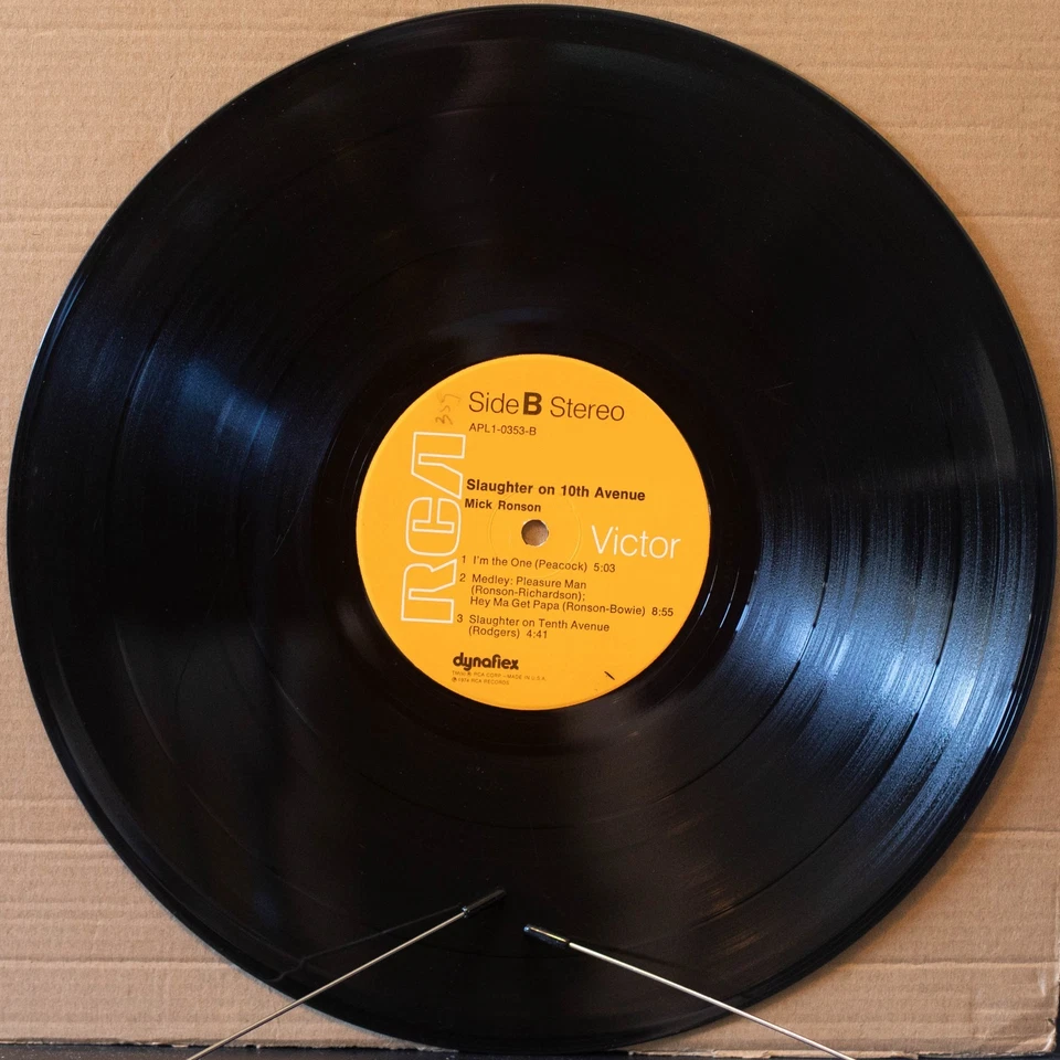 MICK RONSON - SLAUGHTER ON 10th AVENUE - Vinyl LP - RCA - 1974 - G (2825) - Image 3 of 4