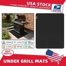 60"X48" Under Grill Mat, Fire Pit Mat Fireproof Protect Mat for Fireplace BBQ