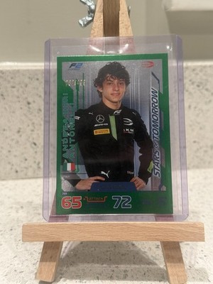 Kimi Antonelli Stars of Tomorrow Topps Turbo Attax 2024 Green Parallel 081/499