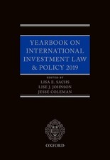 Yearbook on International Investment Law & Po...