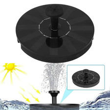 Solar Power Bird Bath Fountain Pump Upgrade 1.4W Solar Fountain with 4 Nozzle