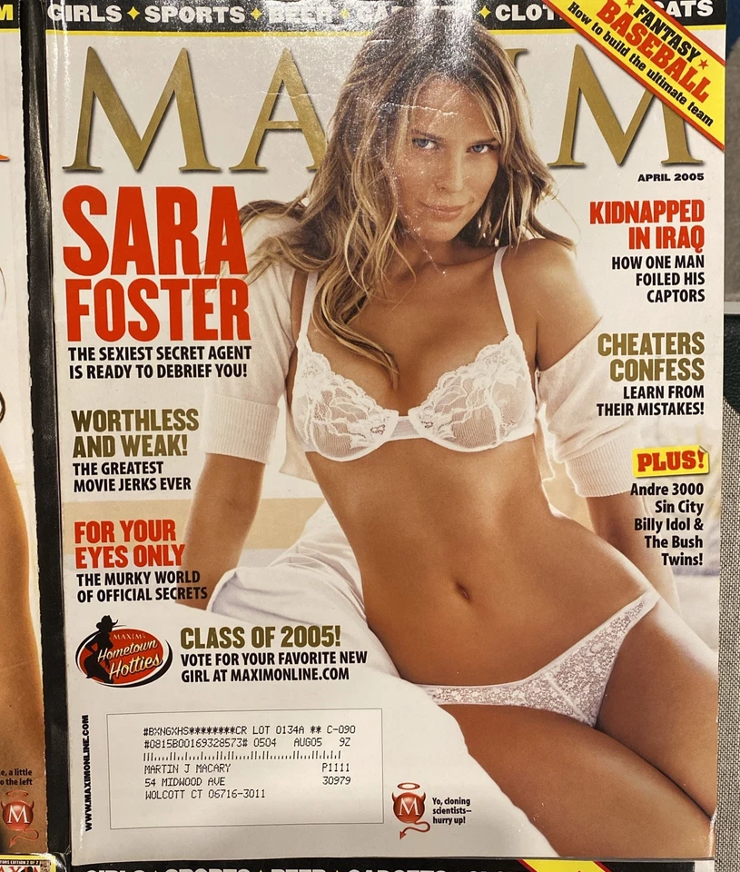 Maxim Magazine 2005 LOT March April May June August Love-Hewitt Hilton Murphy - Image 3 of 4
