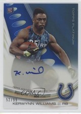 2013 Topps Platinum Rookie Refractors Blue 52/99 Kerwynn Williams #A-KW Auto 0a1